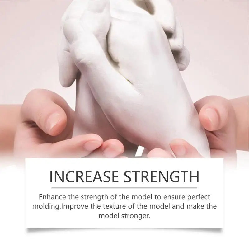 Hand Molding Kit for Family Safe Couples Hand Molds Sculpture Hand Cast Keepsake Hands Long-Lasting Plaster Hand Mold Casting