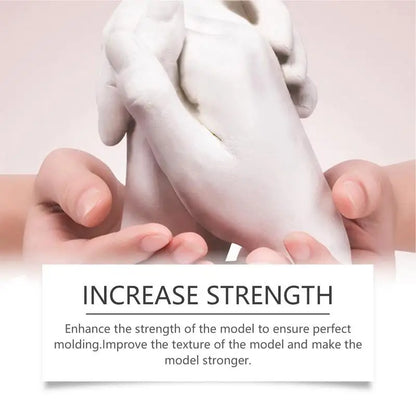Hand Molding Kit for Family Safe Couples Hand Molds Sculpture Hand Cast Keepsake Hands Long-Lasting Plaster Hand Mold Casting